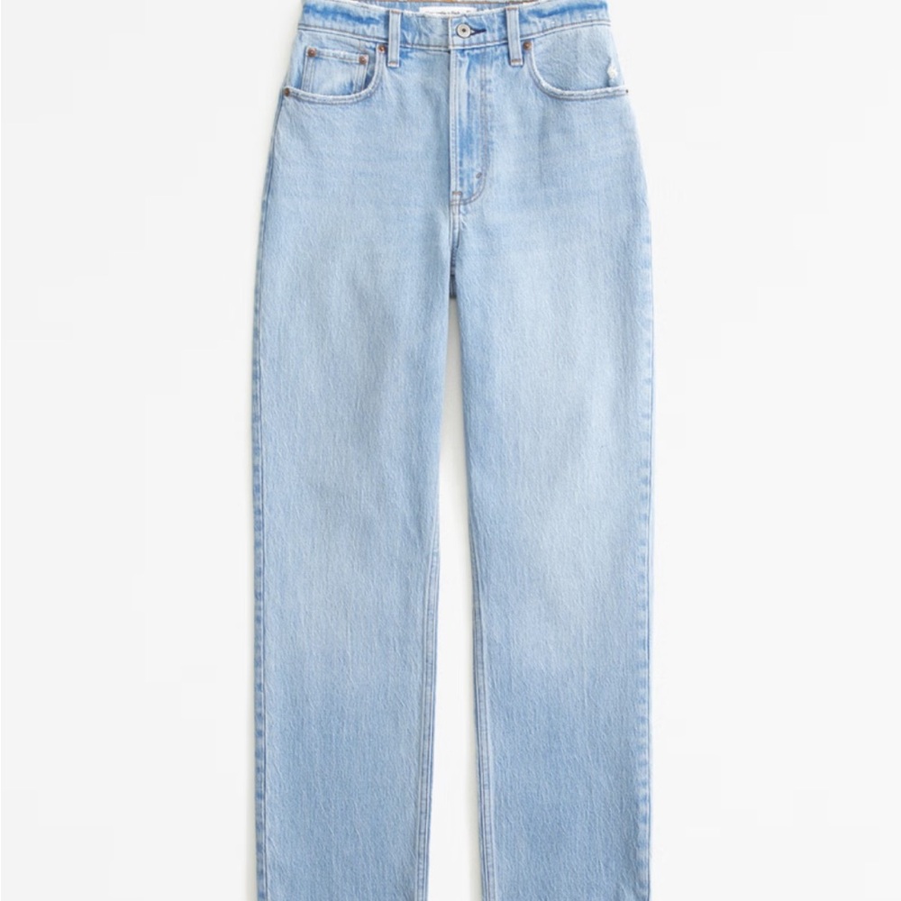 Abercrombie & Fitch Light Blue Straight Leg Jeans
